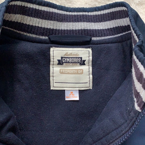 Gymboree Coat Navy Blue Boys 7/8 EUC Medium weight - Picture 5 of 16